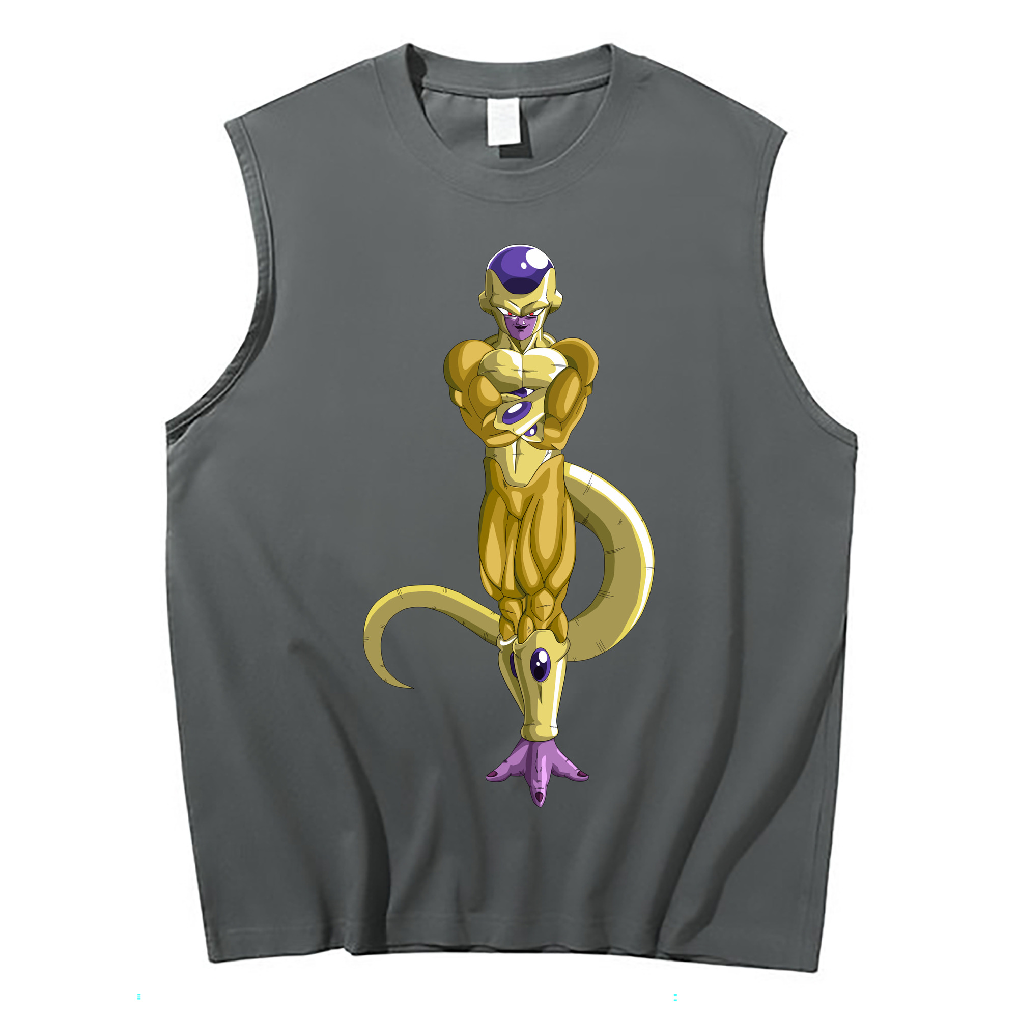 （画像用） ドラゴンボール フリーザ DRAGON BALL Frieza コットン100％タンクトップ（フロントプリント）